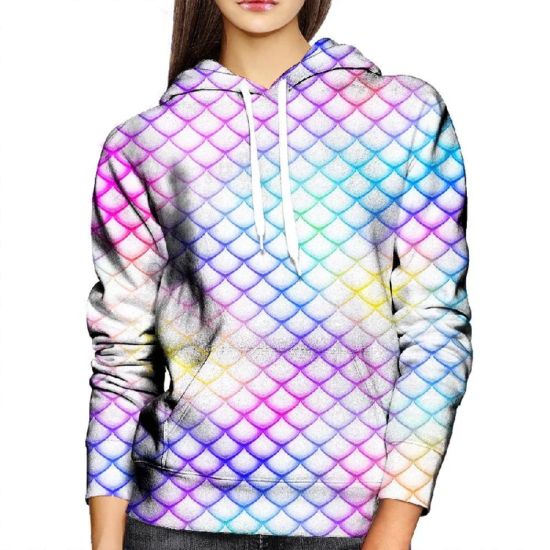 Colorful Dragon Scales Womens Hoodie