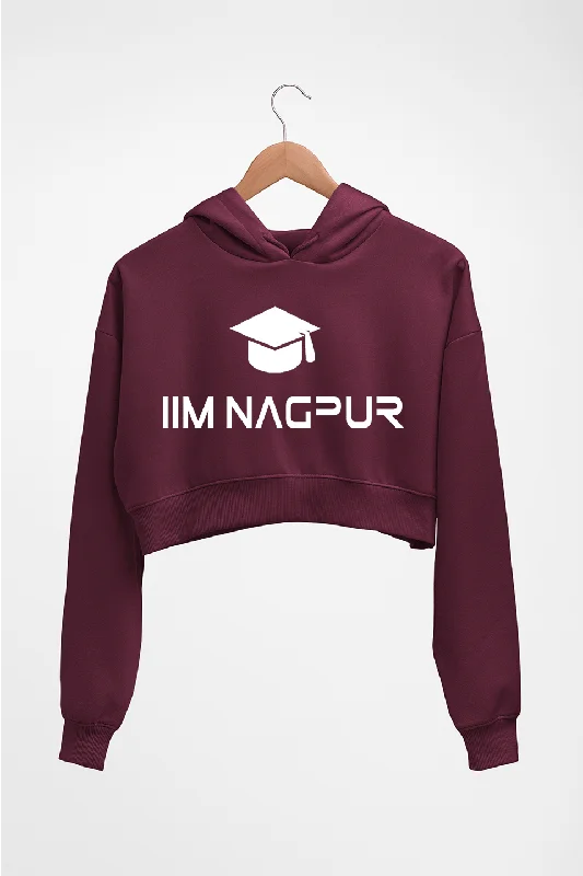 IIM Nagpur Crop HOODIE FOR WOMEN