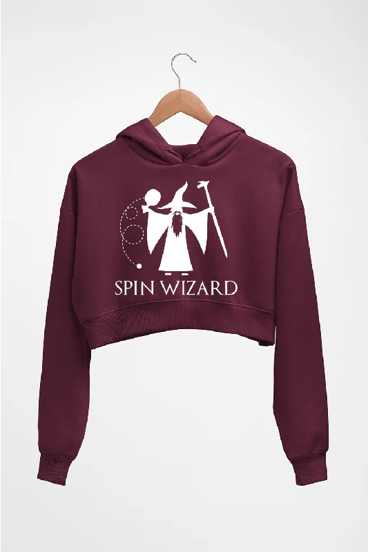 Table Tennis (TT) Wizard Crop HOODIE FOR WOMEN