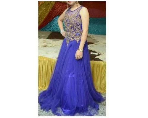 G110, Blue Gown, Size (XS-30 to XXL-42)