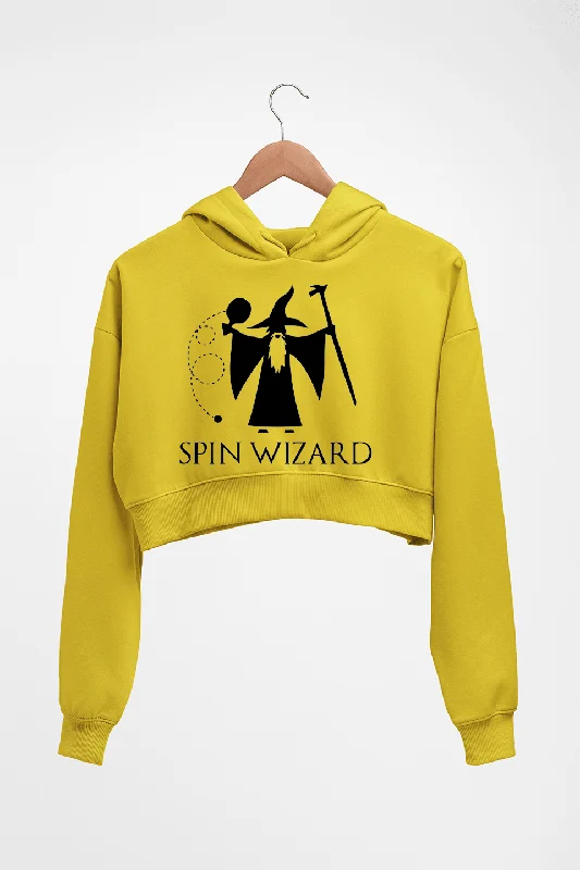 Table Tennis (TT) Wizard Crop HOODIE FOR WOMEN