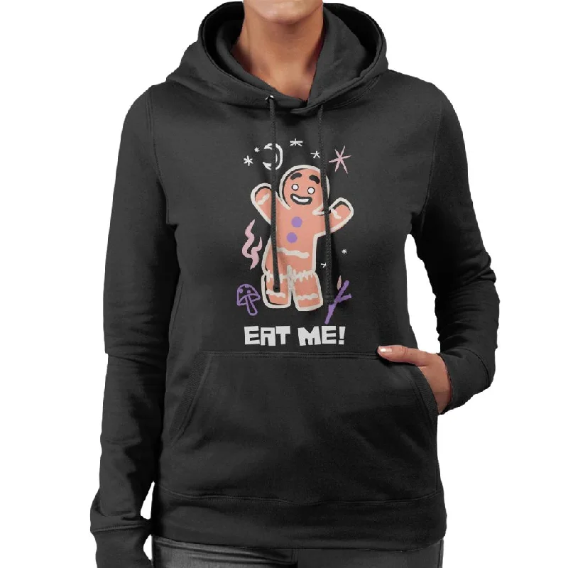 Shrek Gingerbread Man Eat Me Women's Hooded Sweatshirt