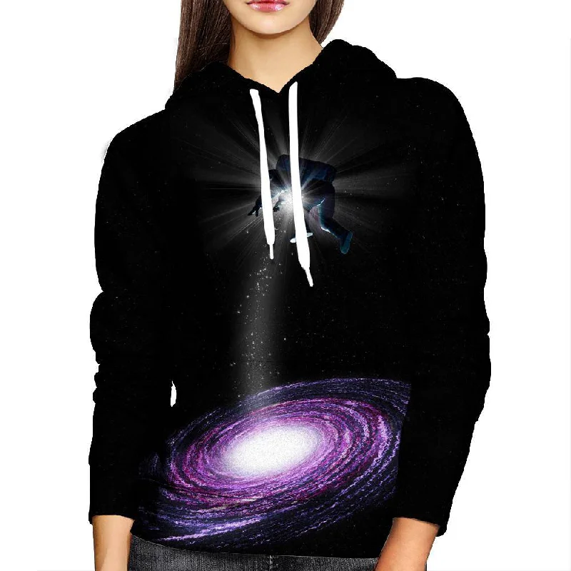 Purple-Astro Womens Hoodie