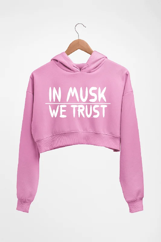 Elon Musk Crop HOODIE FOR WOMEN