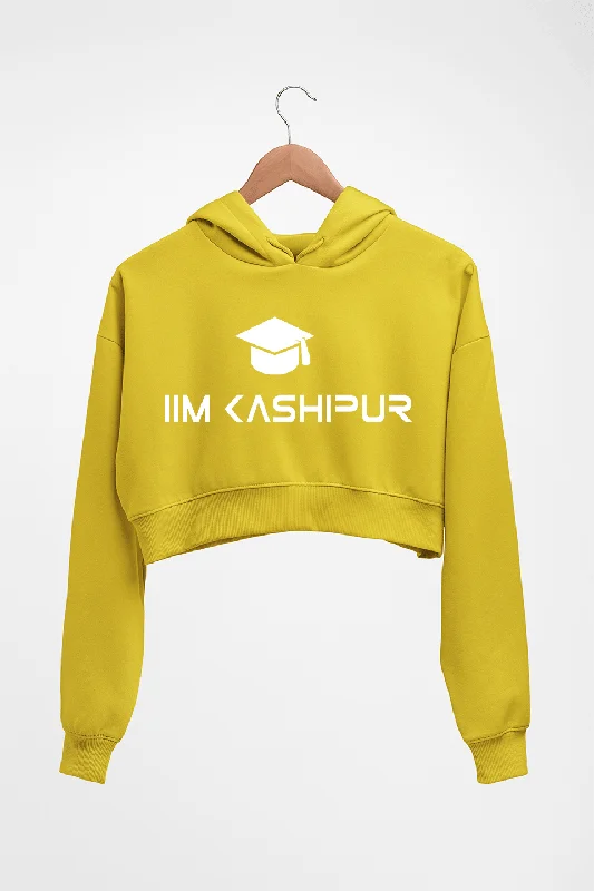 IIM Kashipur Crop HOODIE FOR WOMEN