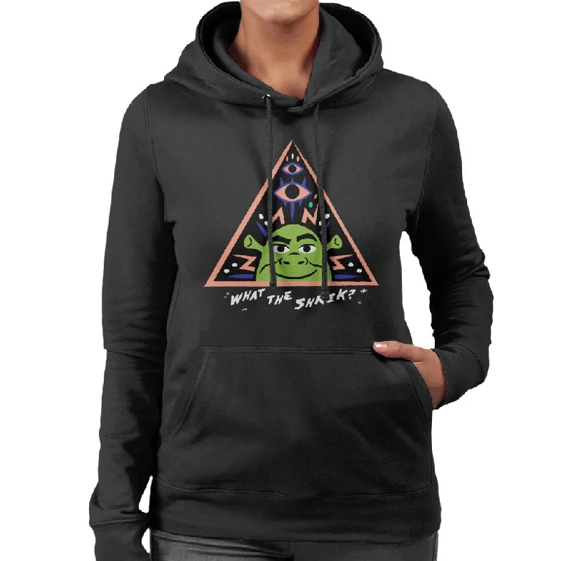 Shrek What The Shrek Triangle Women's Hooded Sweatshirt